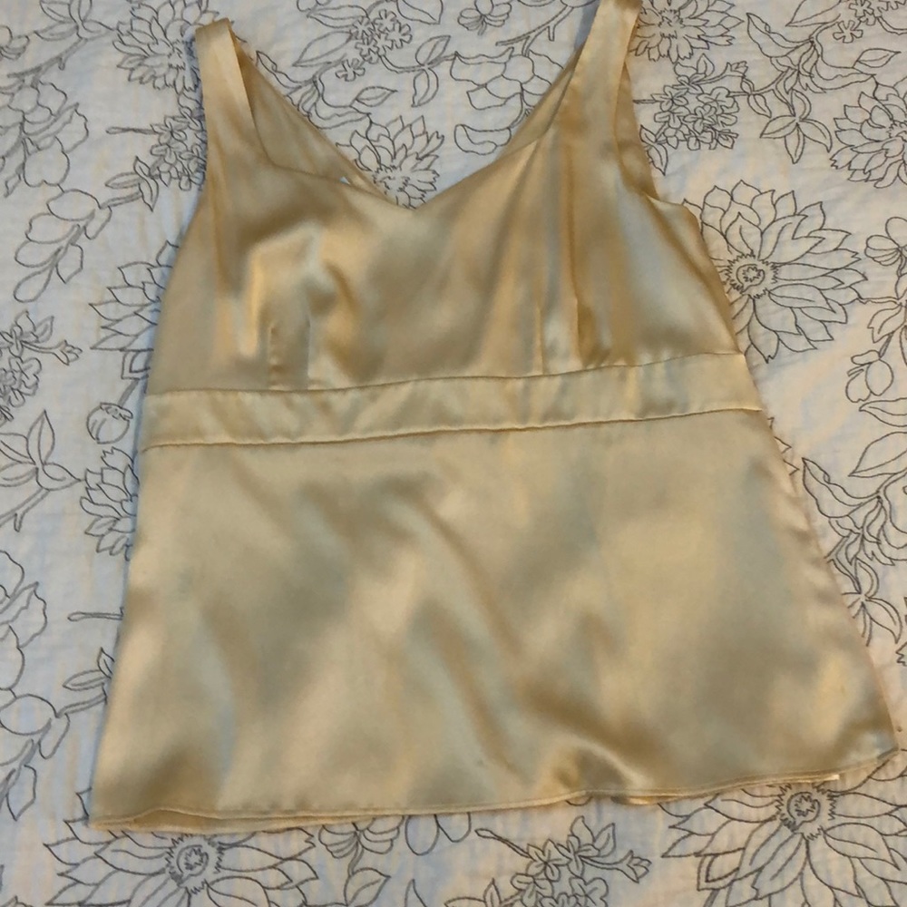 Gold shimmer tank